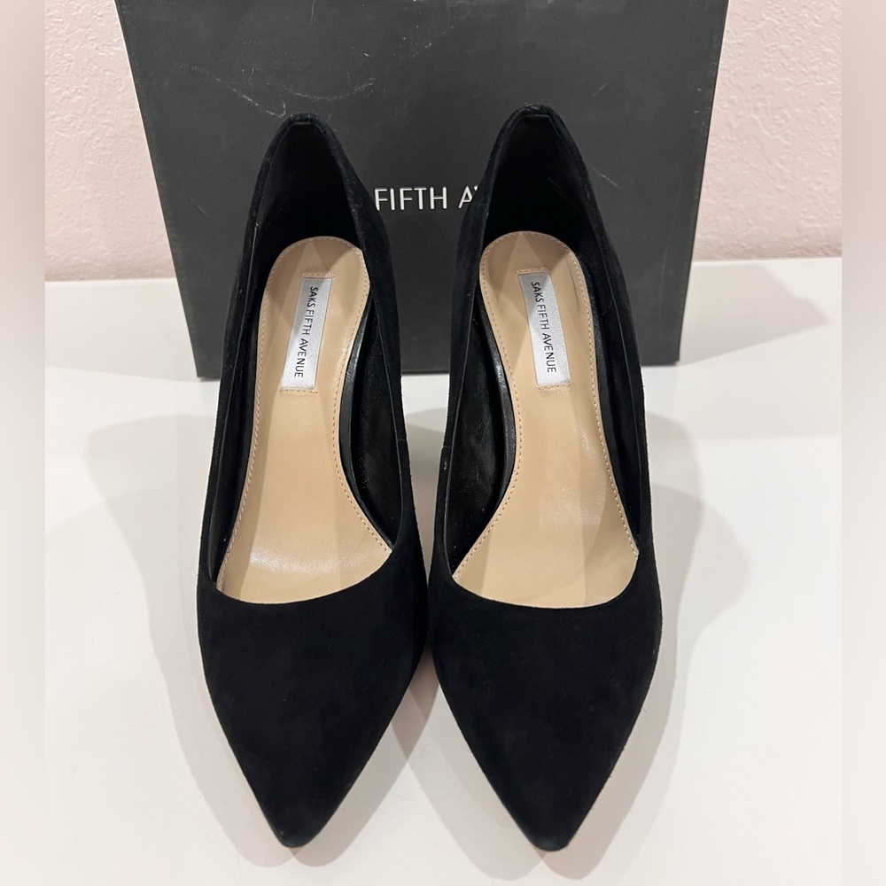Pumps Saks Fith Avenue leather shoes